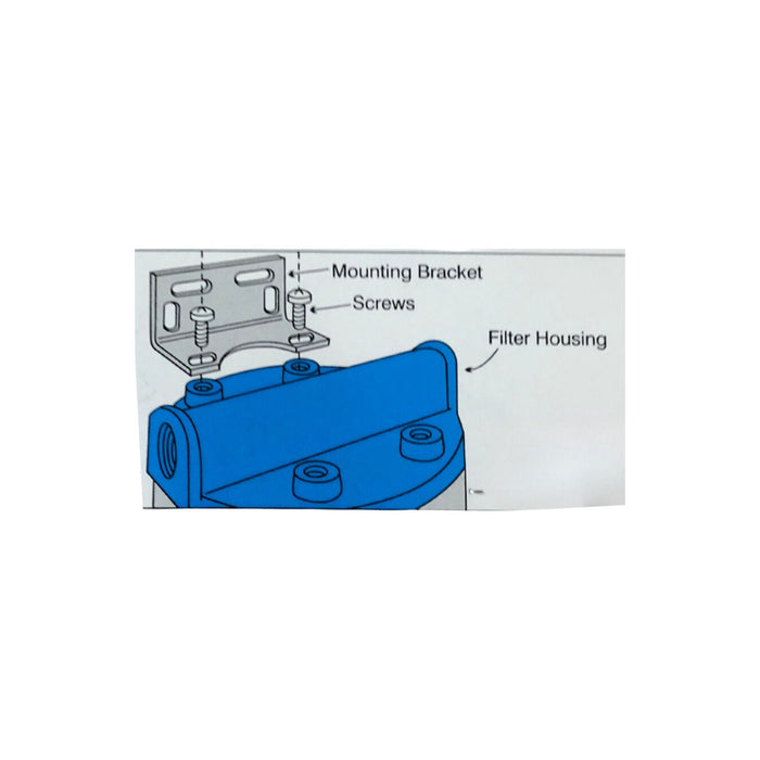 Campbell 2PS-B 3/4" Sediment Filter with Release and 2 Standard Cartridges, plus Mounting Bracket at MyFilterCompany.com