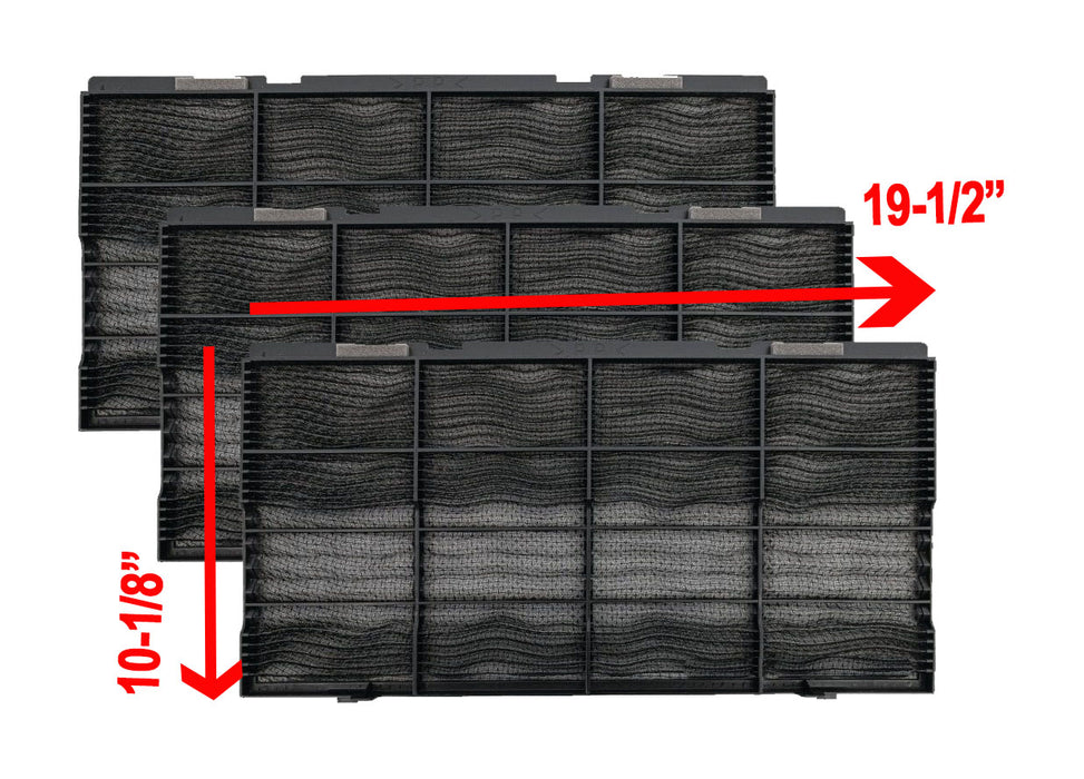 Daikin 1245363 Mini Split Air Filter Assembly for Ceiling Unit - 3 Pack