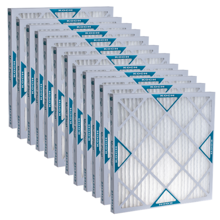 Koch P8S1-300-300 - 30 x 30 x 1 MERV 8 Pleated Air Filter – 12-pack