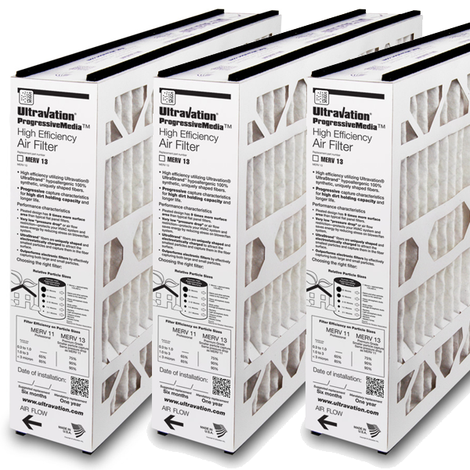 Ultravation 91-026 20x25x5 MERV 13 Filter 3-Pack