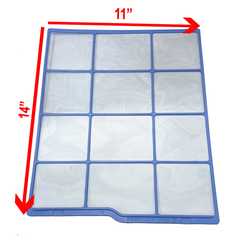Daikin 1700125 (Left) and 1685846 (Right) Mini Split Filter 2-Pack