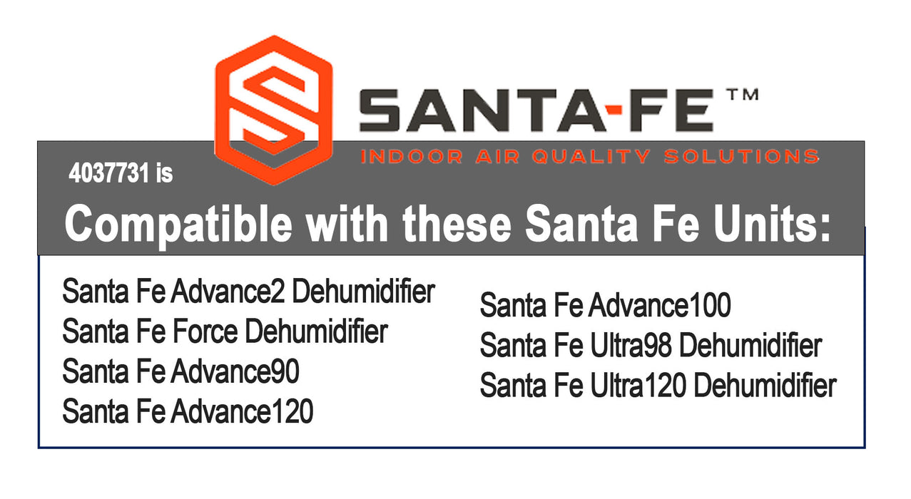 Santa Fe 4037731 14 x 17-1/2 x 1-3/4 Dehumidifier Merv 13 Annual Filter Kit (4-Pack)