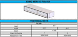Daikin SQM13A20 Replacement Media for DBS Filter Cabinet