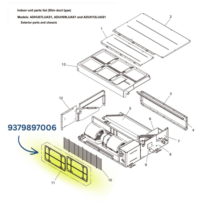 Fujitsu 9379897006 Filter 2-Pack