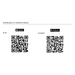 QR codes for downloading apps on iOS and Android platforms.