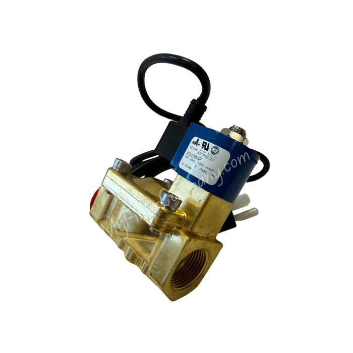 Blue and brass mechanical valve for potable water at MyFilterCompany.com