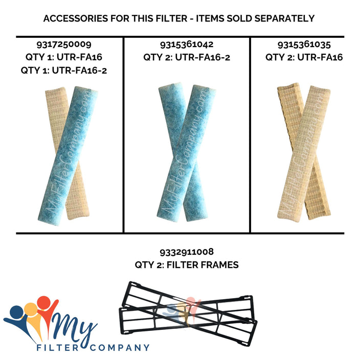 Fujitsu 9300394000 Mini Split Filter 2-Pack