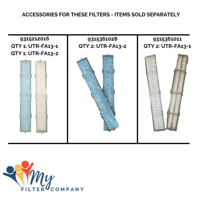 Fujitsu 9386960021 Mini Split Filter 2-Pack