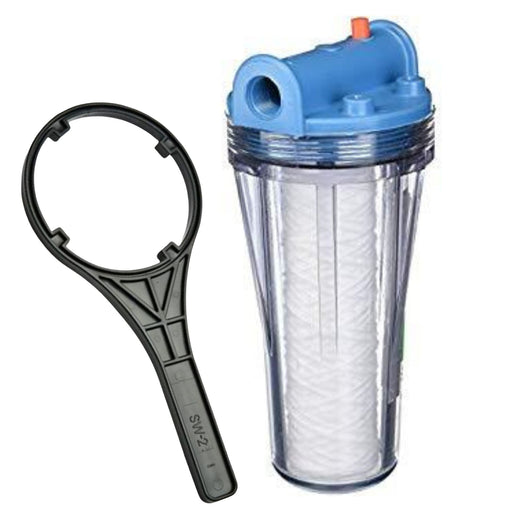 Campbell 1PS-B1 Water Sediment Filter w/ Pressure Release Button, 1" Connection at MyFilterCompany.com