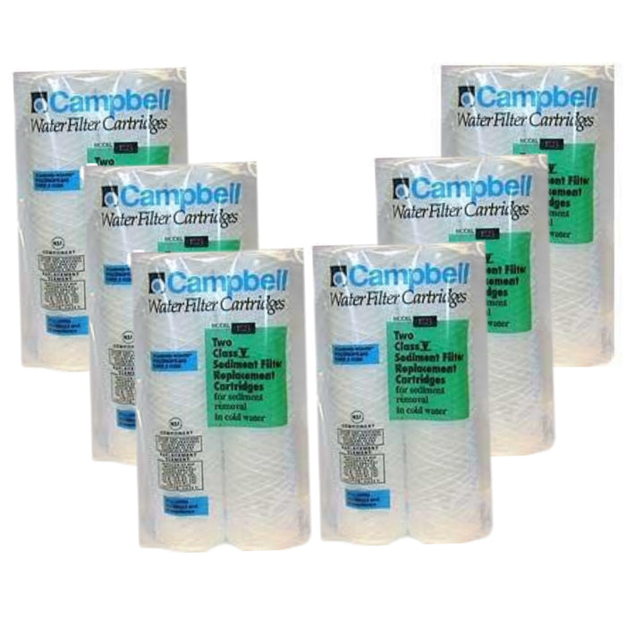 Campbell Products 1SS Water Filters 5 Micron Sediment Cartridges Case of 12 at MyFilterCompany.com