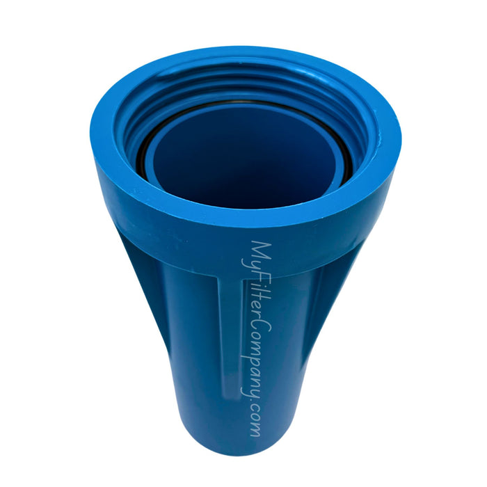 Campbell 20001037 Blue 10" Replacement Bowl w/ O-Ring (For for 1PSB, 1PSB1, & 1PC) at MyFilterCompany.com
