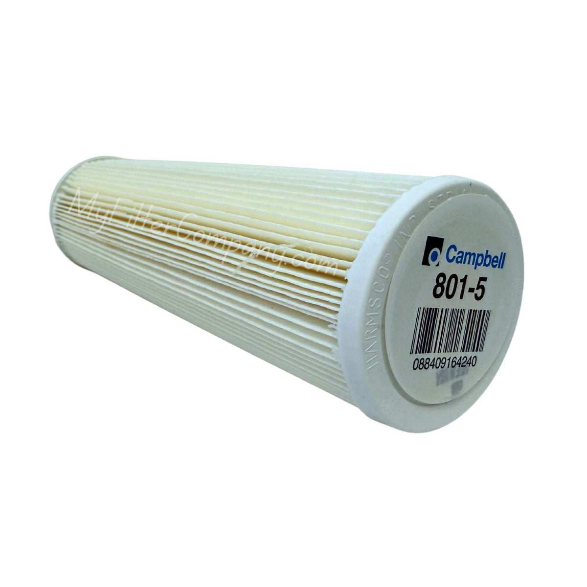 Campbell 801-5 Water Filter 5 Micron Pleated Cartridge ...