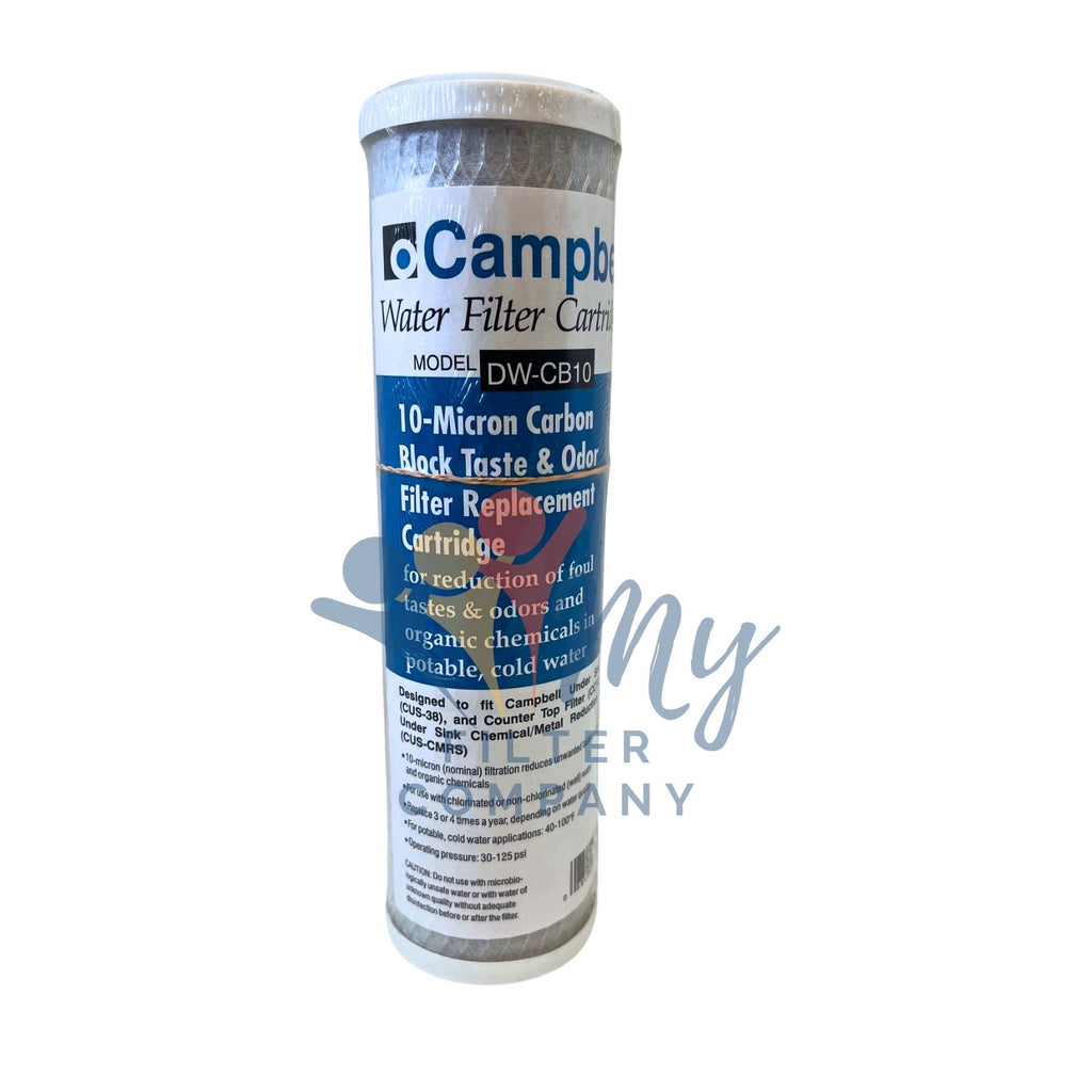Campbell DW-CB10 10-Micron Carbon Block Taste and Odor Filter