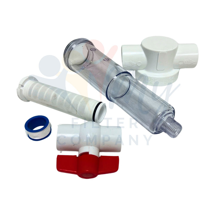 Campbell FT4-100LB Long Bowl Spin Down Sediment Removal Filter System at MyFilterCompany.com