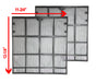 Daikin 4007597 Screens and KAF970A46 Photocatalytic Filter with 1597259 Frames Mini Split Filter Combo Pack