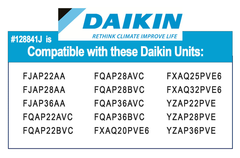Daikin 128841J Screens and KAF970A46 Photocatalytic Mini Split Filter Combo Pack
