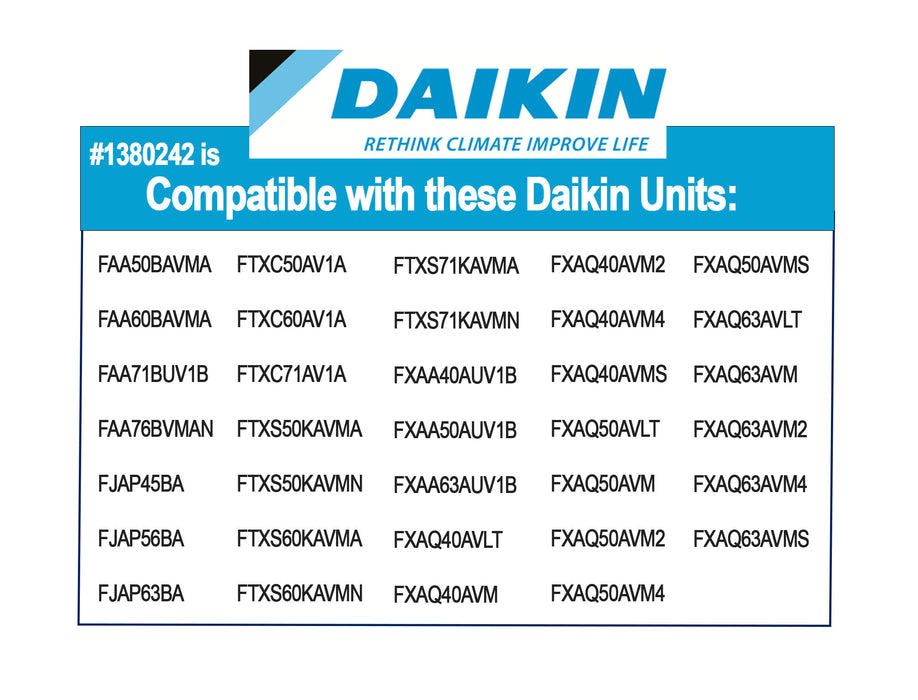 Daikin 1380242 Mini Split Filter 2-Pack