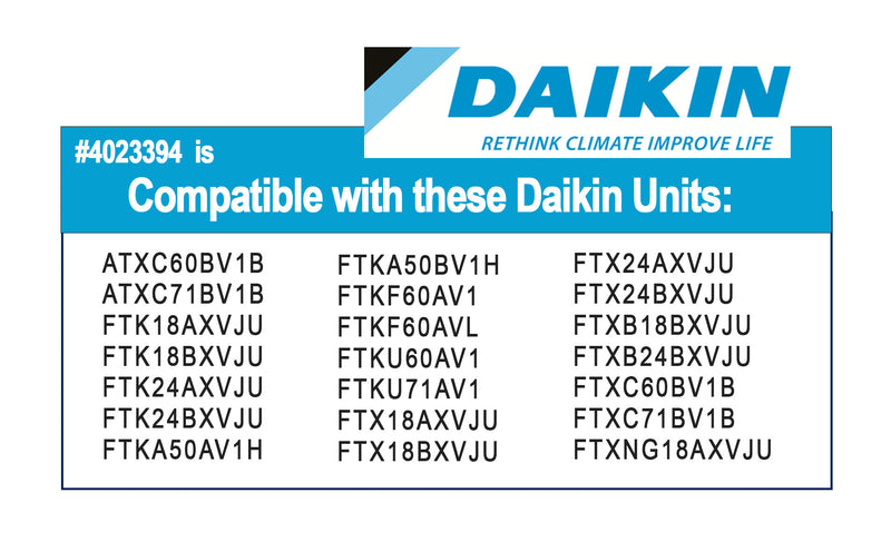 Daikin 4023394 Mini Split Filter 2-Pack