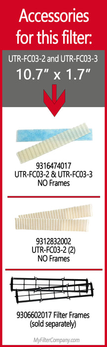 Fujitsu K 9309997011 Mini Split Filter 2-Pack
