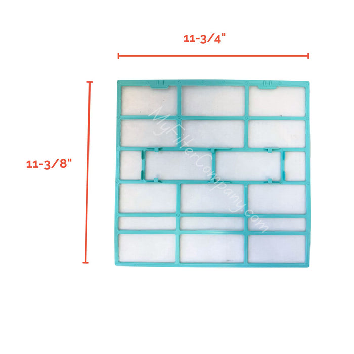 Durastar PDRAW09F1A2 Mini Split Filter 2-Pack