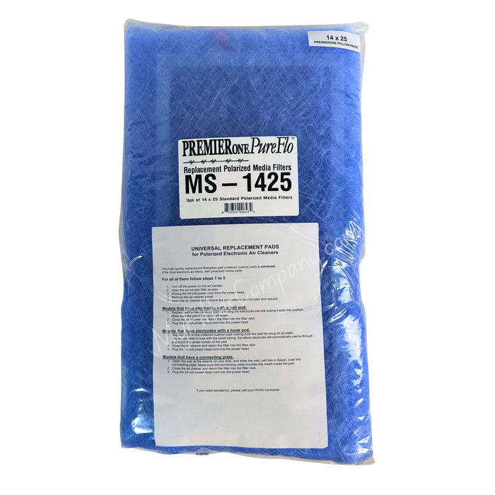 PremierOne MS-1425 Replacement Filter Pads 3-Pack