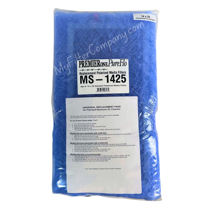 PremierOne MS-1425 Replacement Filter Pads 3-Pack