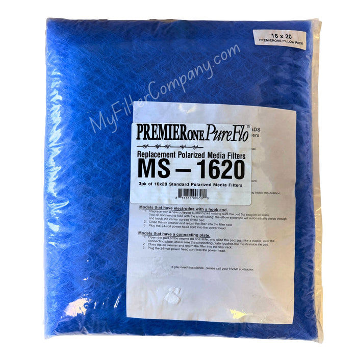 PremierOne MS-1620 Replacement Filter Pads 3-Pack