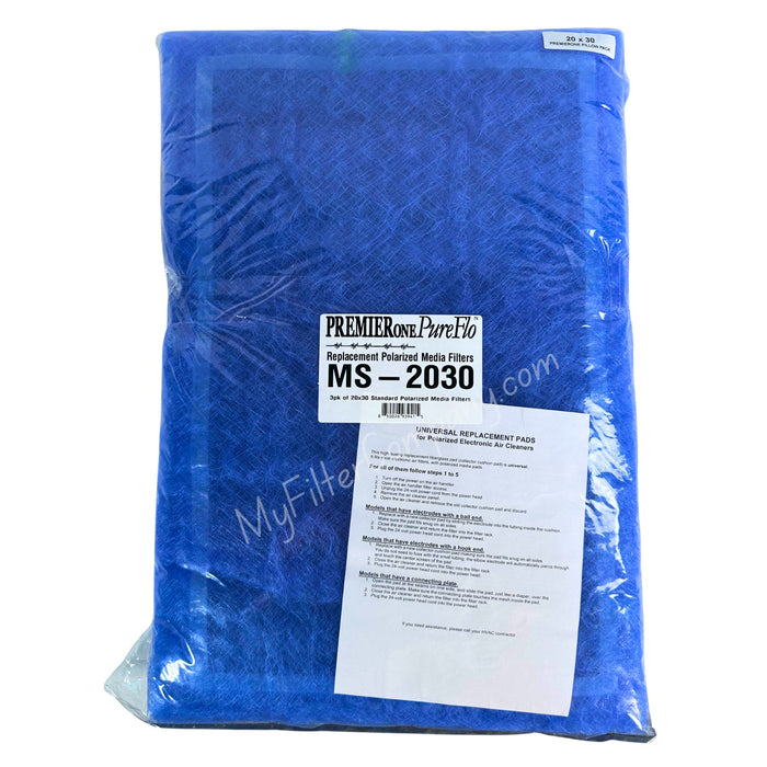 PremierOne MS-2030 Replacement Filter Pads 3-Pack