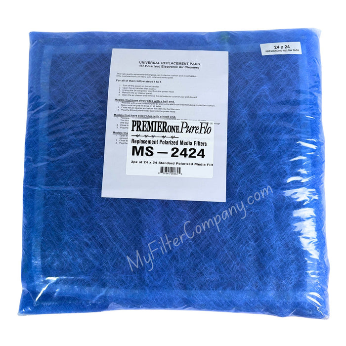 PremierOne MS-2424 Replacement Filter Pads 3-Pack