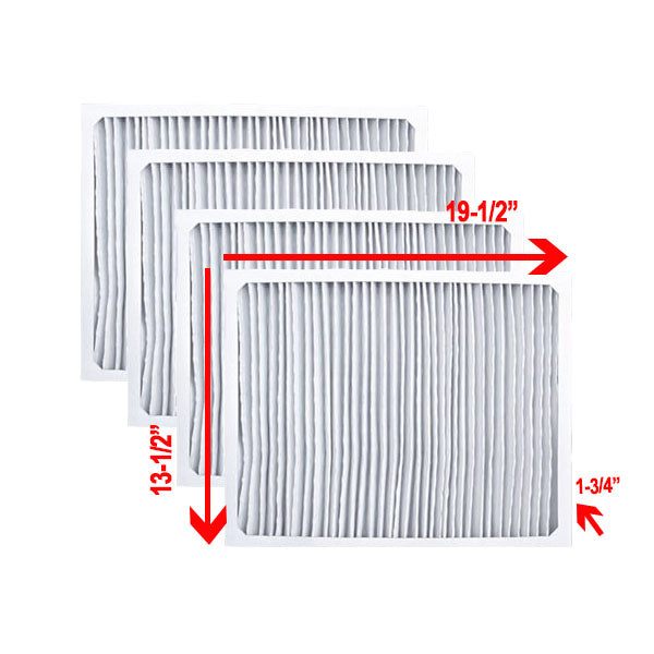 Santa Fe 4039391 16x20x2 Dehumidifier Merv 13 Annual Filter Kit (4-Pack)