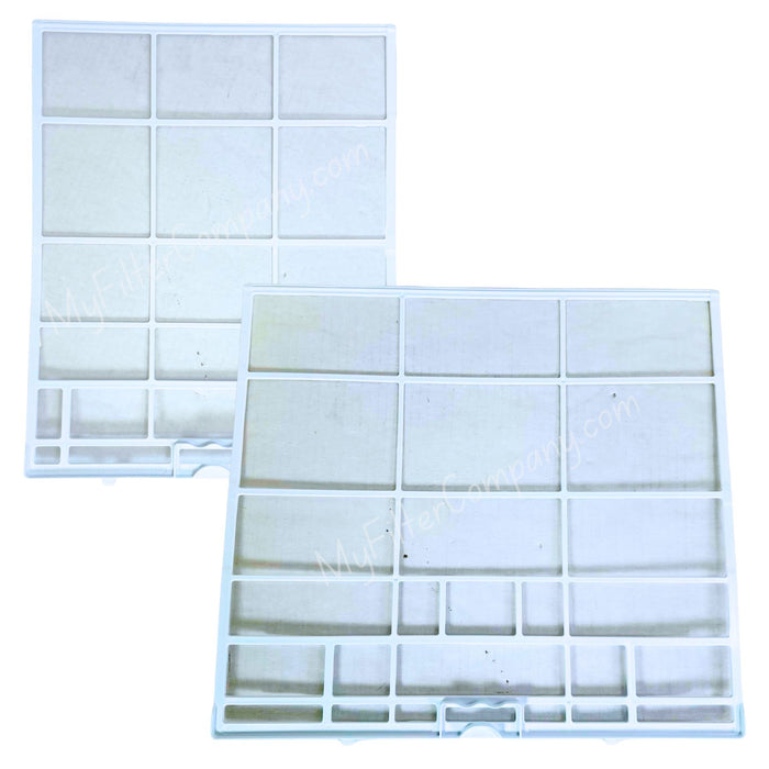 Mitsubishi U01 001 500 (R) U01 002 500 (L) Right and Left Mini Split Filter 2-Pack