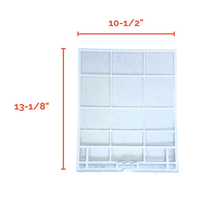 Mitsubishi U01 001 500 (R) U01 002 500 (L) Right and Left Mini Split Filter 2-Pack