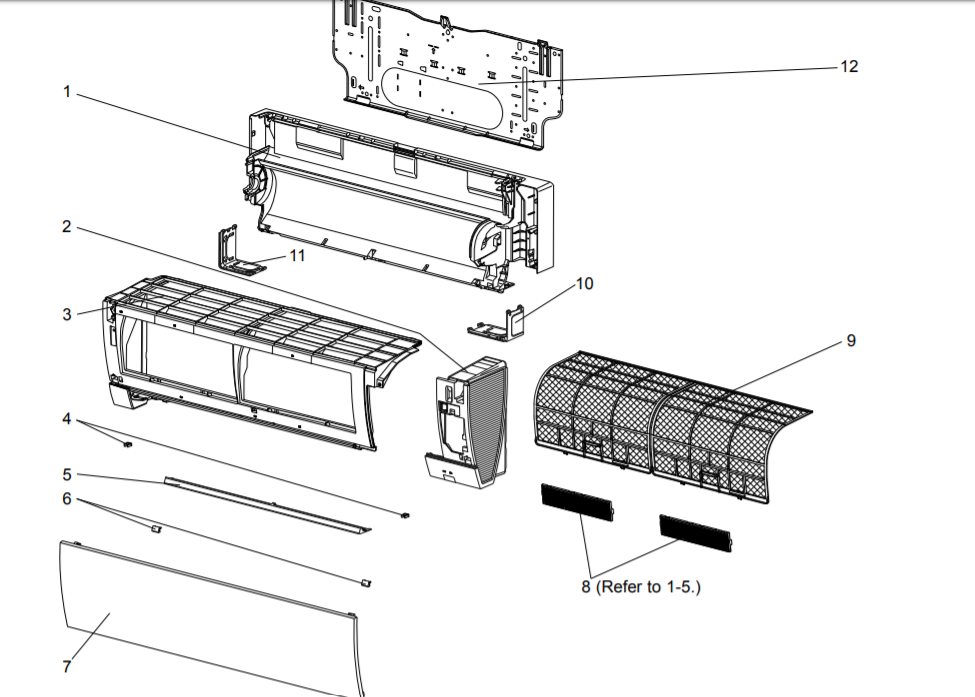 Mitsubishi MAC-2330FT-E Mini Split Filter