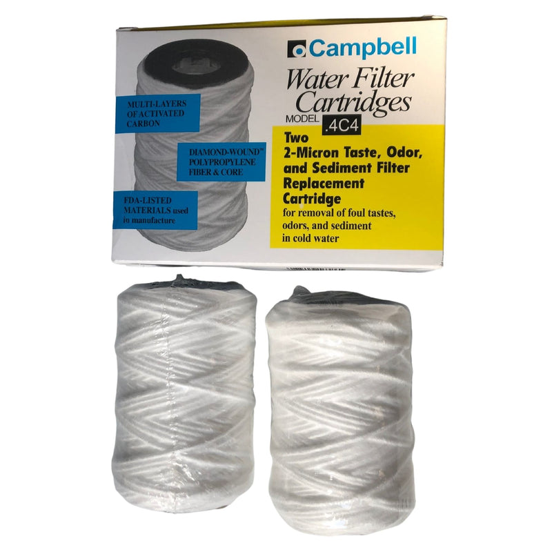 Campbell 4C4 Taste, Odor and Sediment Water Filter Cartridges