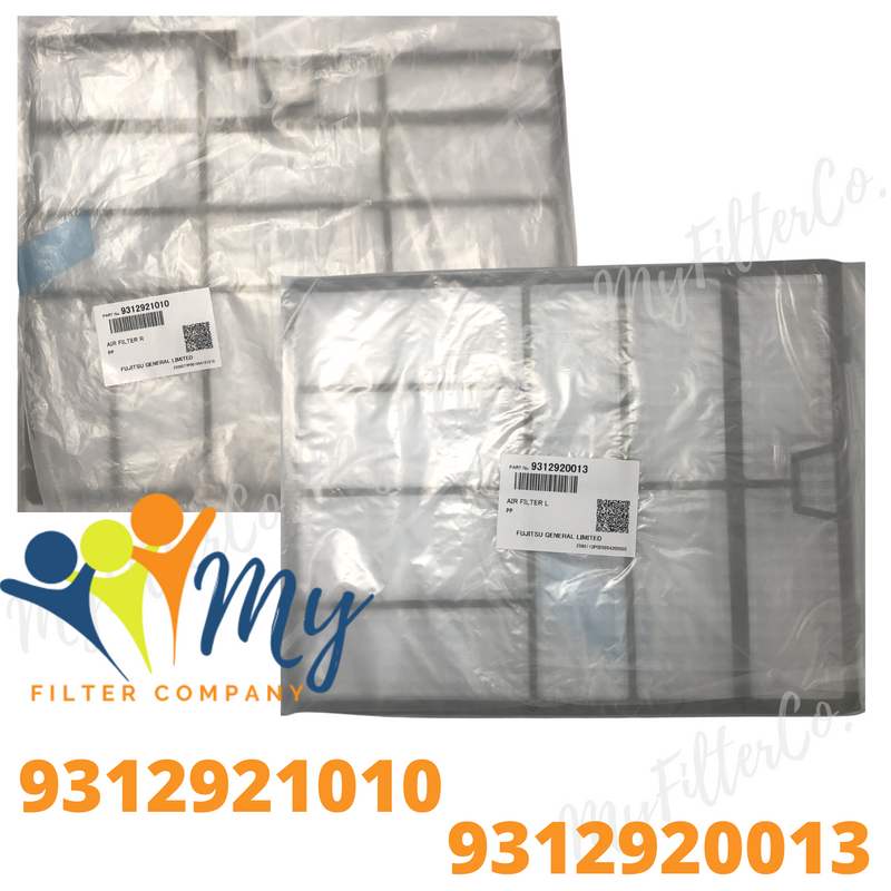 Fujitsu K9312921010 & K9312920013 Mini Split Filter 2-Pack