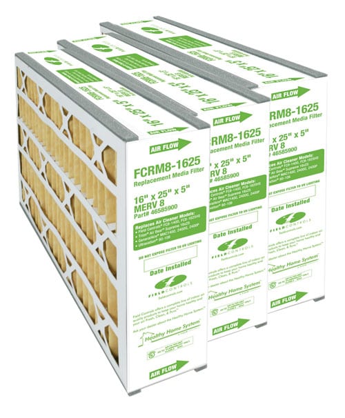 Field Controls 46568500 16x25x5 MERV11 - Replacement Filter Media FCRM11-1625 – 3-pack