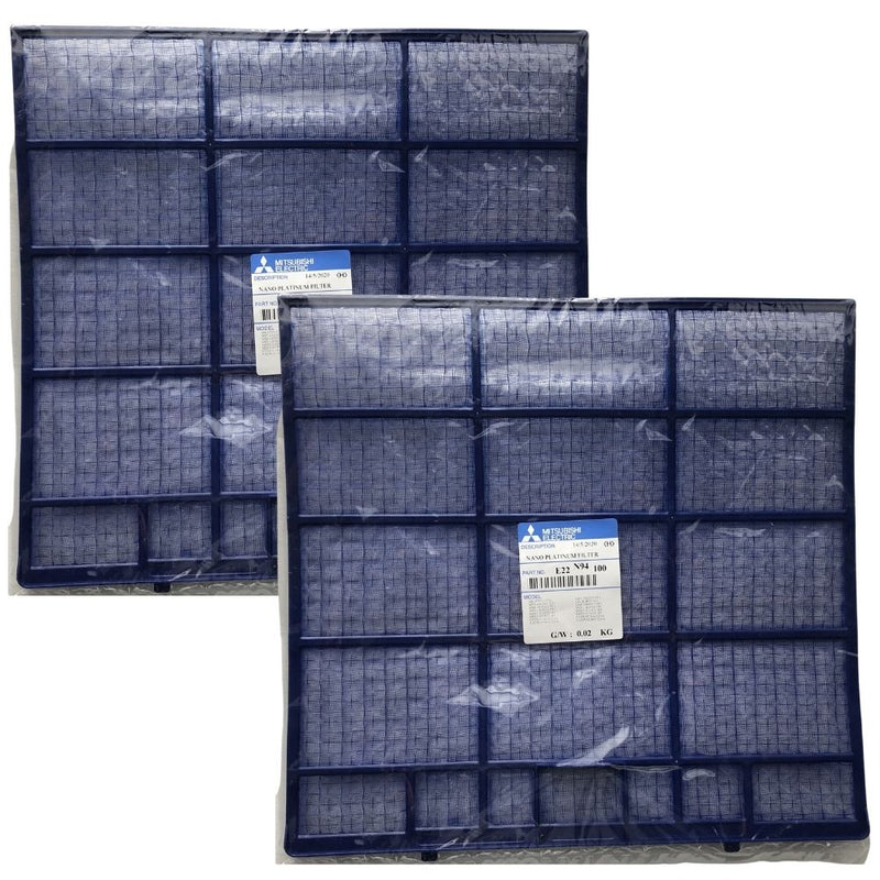 Mitsubishi E12 N94 100 Nano Platinum Mini Split Filter 2-Pack
