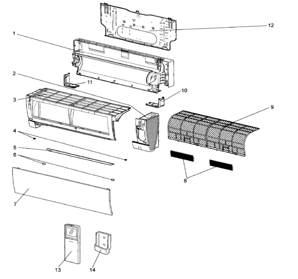 Mitsubishi MAC-2300FT Mini Split Filter