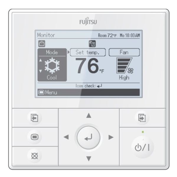 Fujitsu UTY-RVNUM Wired Mini Split Remote Controller — MyFilterCompany.com
