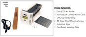 Field Controls 46636000 Duo-2000/120V Ultraviolet Light Air Purifier